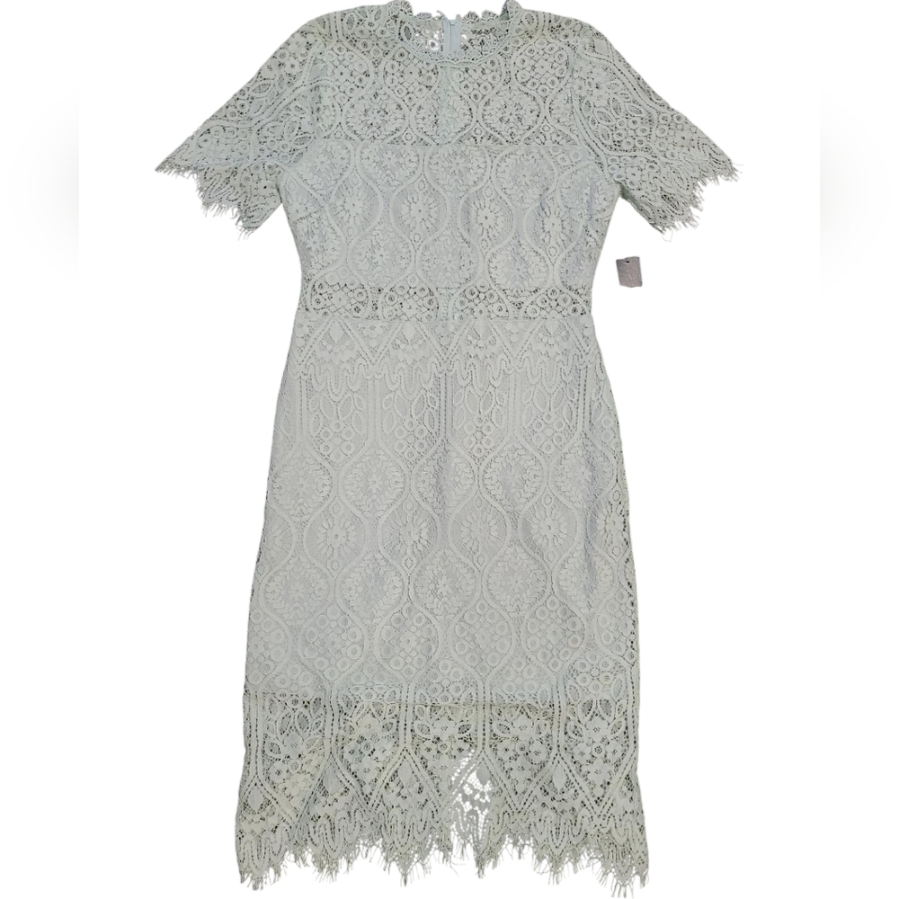 LULUS lace overlay dress L - Picture 9 of 11